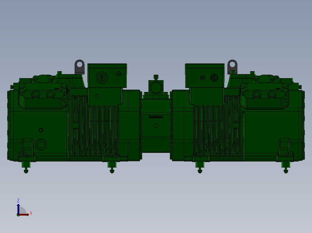 压缩机型号 44FESP-644CESP-18_STANDARD前视图