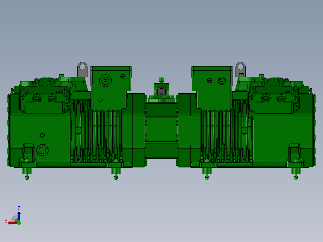 压缩机型号 44FESP-644CESP-18_STANDARD后视图