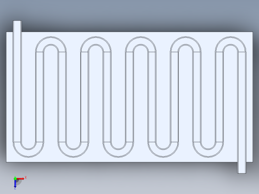 太阳能吸热板俯视缩略图
