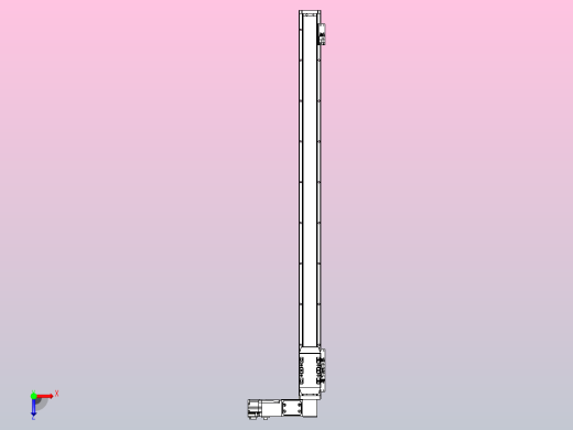 机器人皮带驱动直线轴TPA-GCB-50-P42-L800-DR-M10-N3俯视缩略图