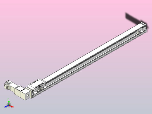 机器人皮带驱动直线轴TPA-GCB-50-P42-L800-DR-M10-N3正等轴测缩略图