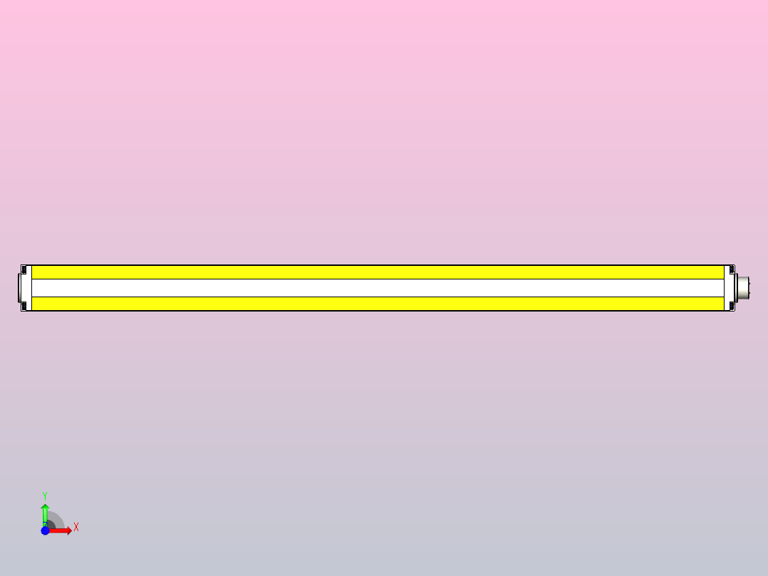 SDS3610 SDS系列10mm间距安全光栅安全光幕光电保护装置前视图