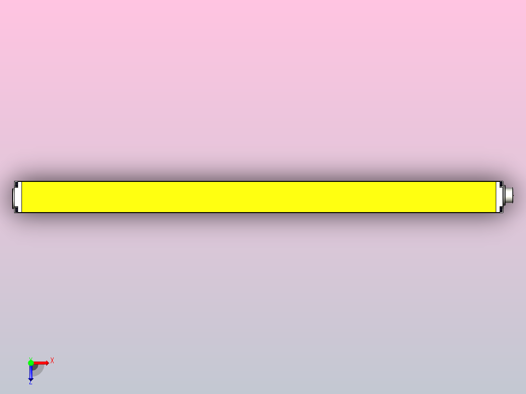 SDS3610 SDS系列10mm间距安全光栅安全光幕光电保护装置俯视图