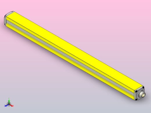 SDS3610 SDS系列10mm间距安全光栅安全光幕光电保护装置正等轴测缩略图