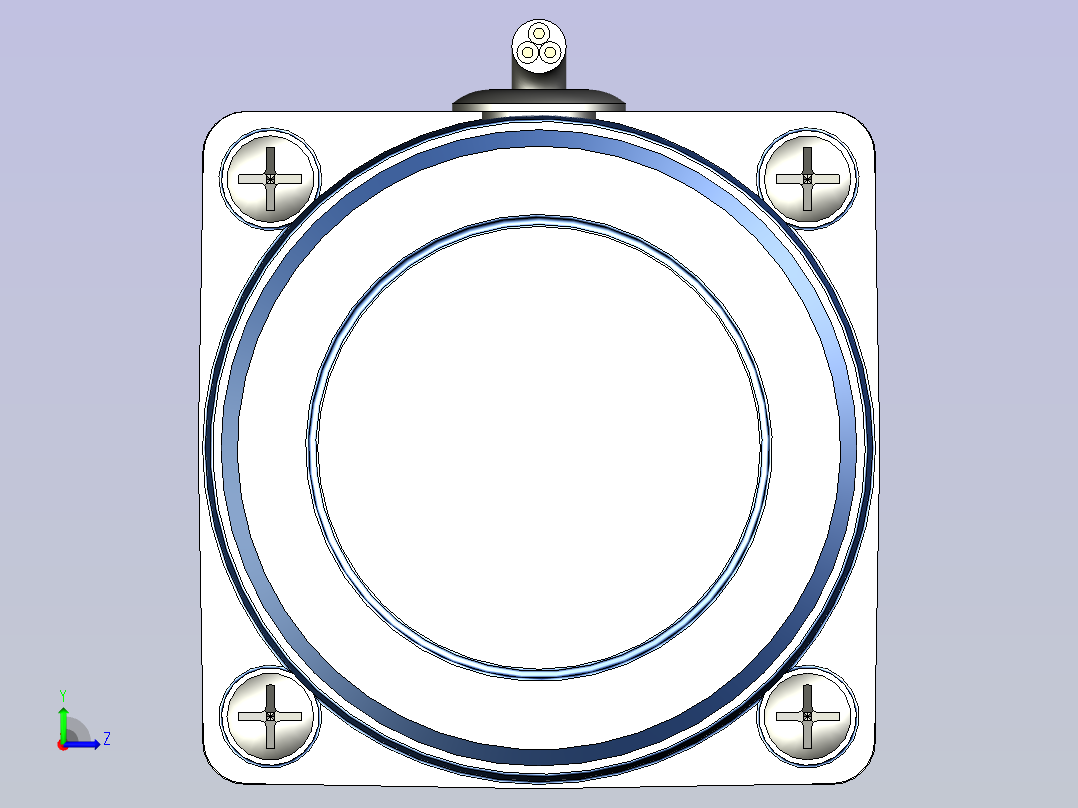 精研YR阻尼电机 6yr01-180左视图