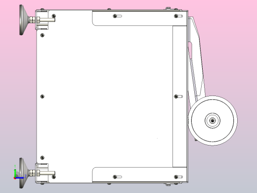 金属板材剪切机左视缩略图