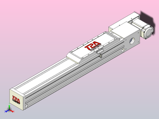 伺服电机集成皮带传动直线执行器TPA-OCB-120-224-L350-MR-P75-N3