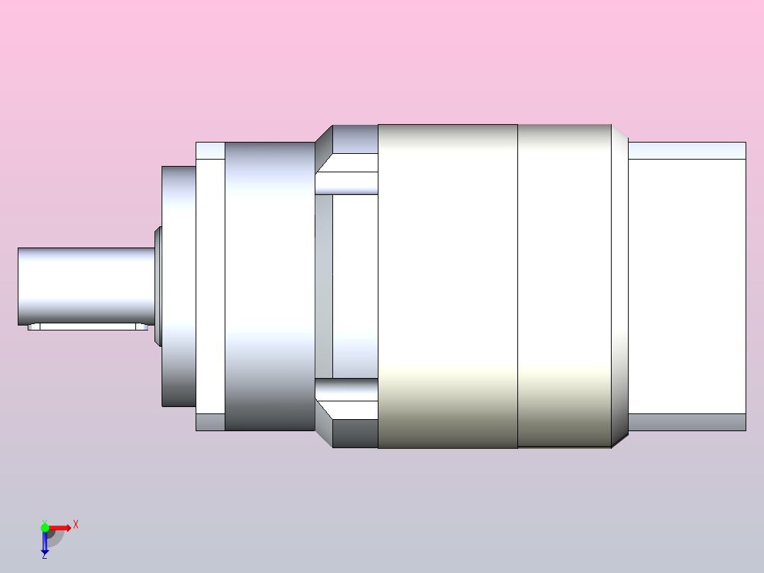 FKS060电机俯视图