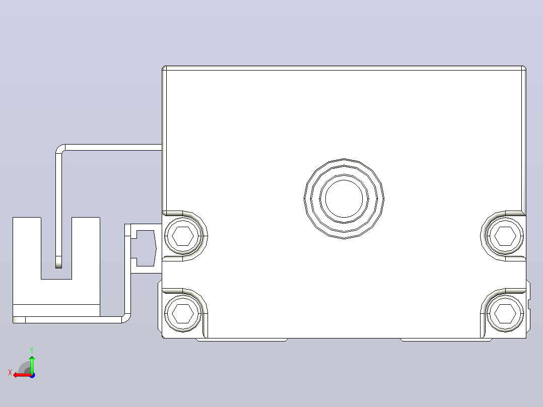 KK60-500A1-H0 模组 标准A1滑座 KK60-A1-H0 替换上银后视图