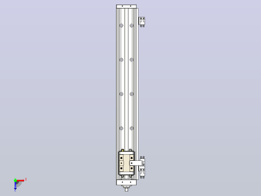 KK60-500A1-H0 模组 标准A1滑座 KK60-A1-H0 替换上银俯视缩略图