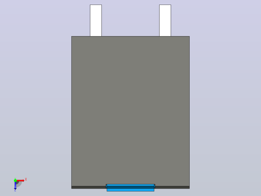 菲尼克斯通用继电器REL-IR-BL_L-24DC_2X21俯视缩略图