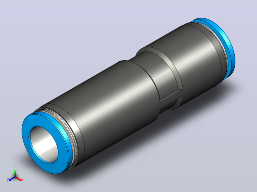快插接头QSK-10正等轴测缩略图