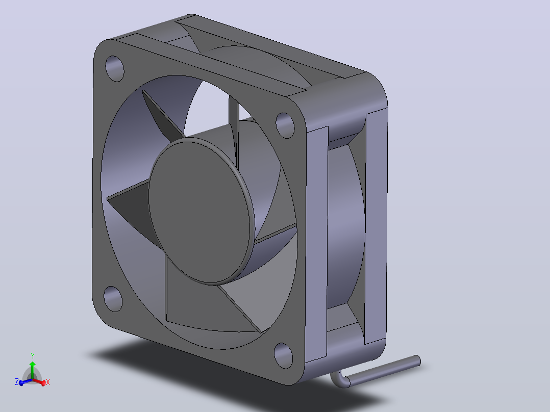 User Library-fan-40x40x15_风扇主视图