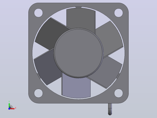 User Library-fan-40x40x15_风扇前视缩略图
