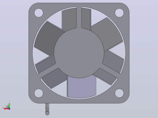 User Library-fan-40x40x15_风扇后视缩略图