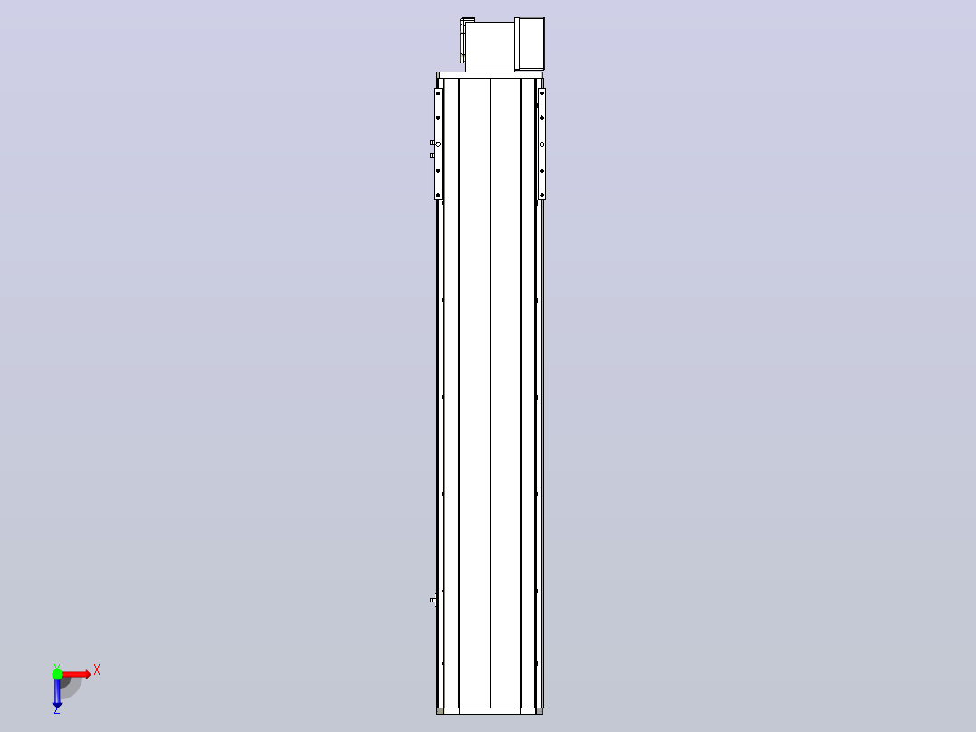MTB22M标准皮带滑台[MTB22M-L40-950-LD-P75-C3]俯视图