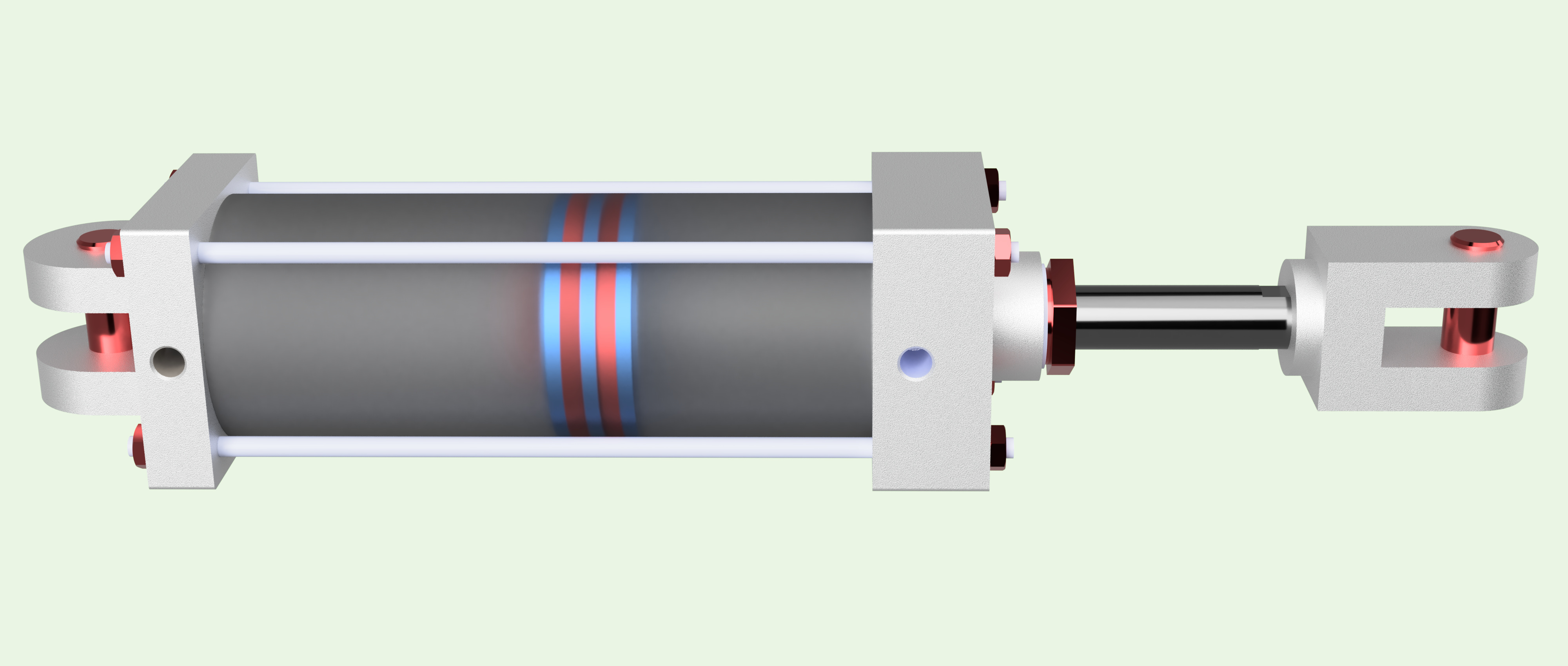 液压缸模型