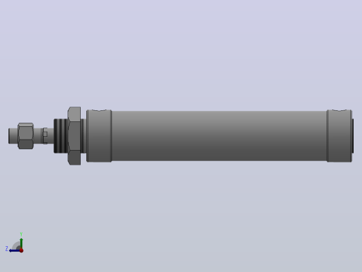 双作用气缸（XQGAx系列）[XQGAxKn-SD-25x100]右视缩略图