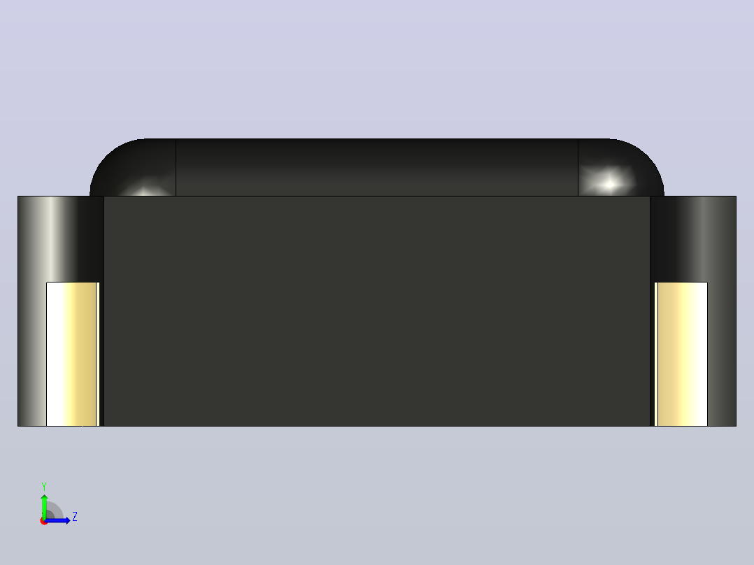 abracon SMD 晶振 25 MHz 11左视图