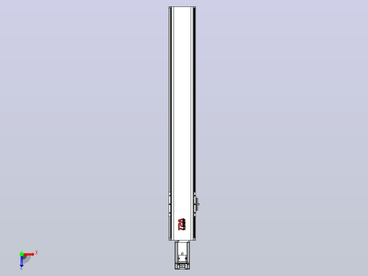 日规模组半封闭丝杆TPA-HNR-110D-1610C-L700-M-C-P40-N3俯视缩略图