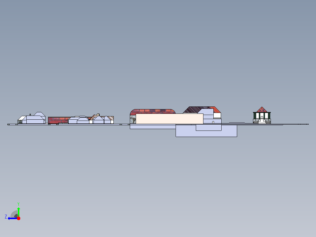 城市右视图