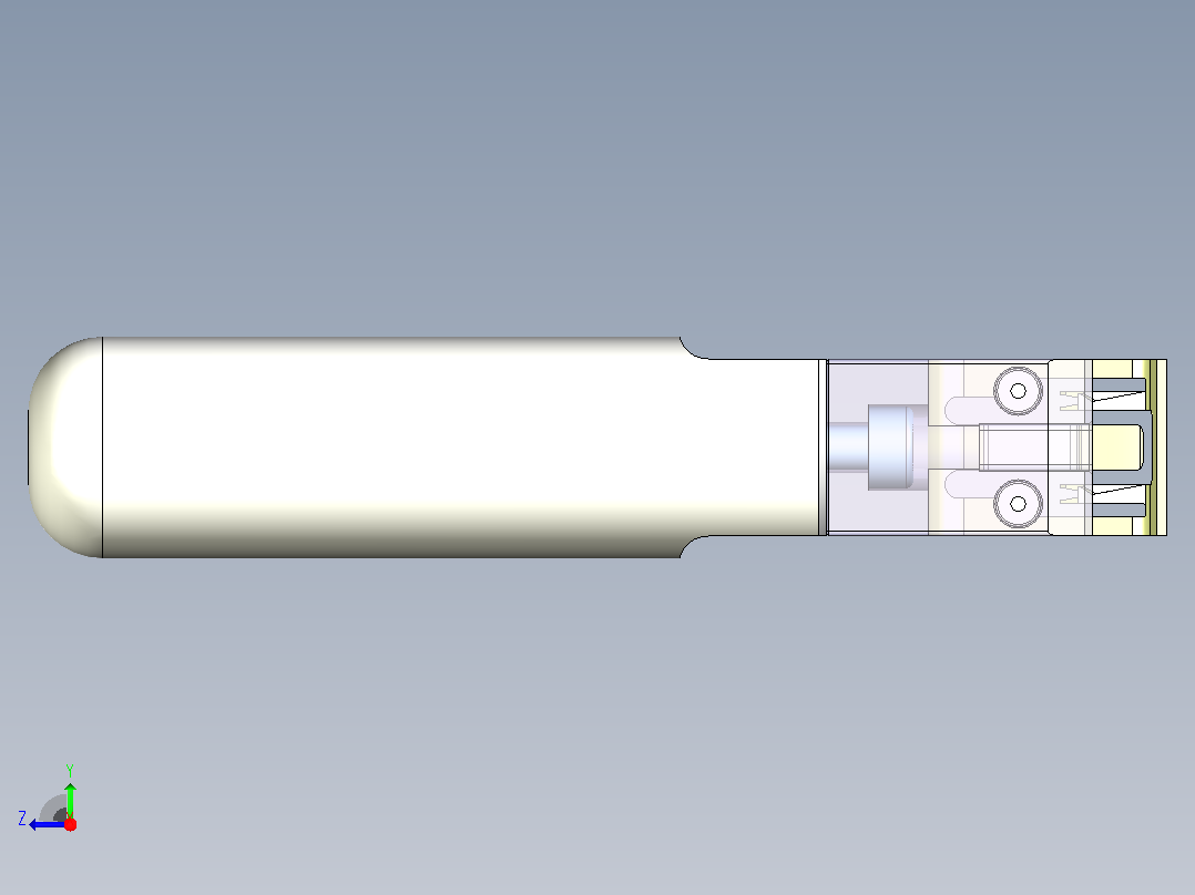 卡扣安装工具右视图