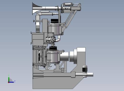 电梯曳引机流水线左视缩略图