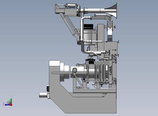电梯曳引机流水线右视缩略图