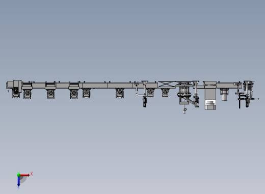 电梯曳引机流水线俯视缩略图