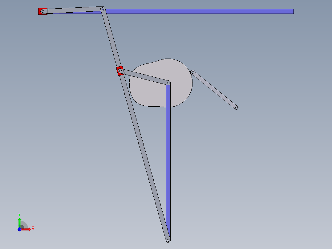 牛头刨床机构运动分析（sw18可编辑+视频）