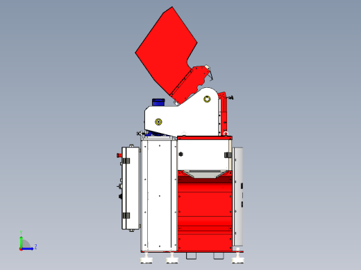 大型碎纸机左视缩略图