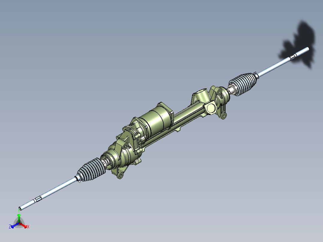 简易BMW X3 F25转向架3D模型图纸 x_t STP igs格式