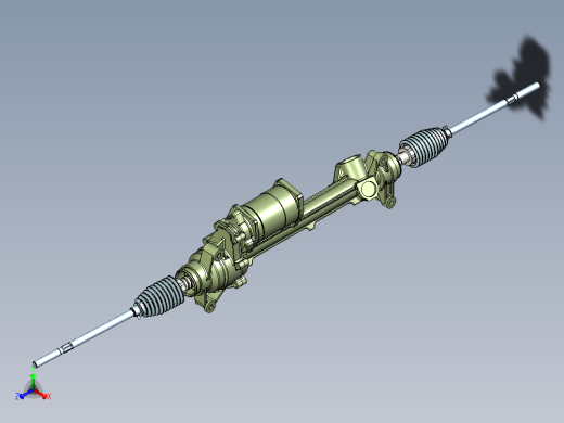 简易BMW X3 F25转向架3D模型图纸 x_t STP igs格式