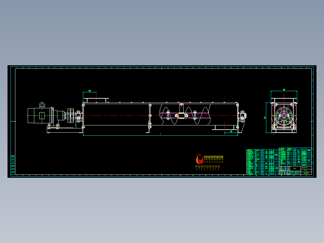 各类LS400螺旋输送机(4总图)