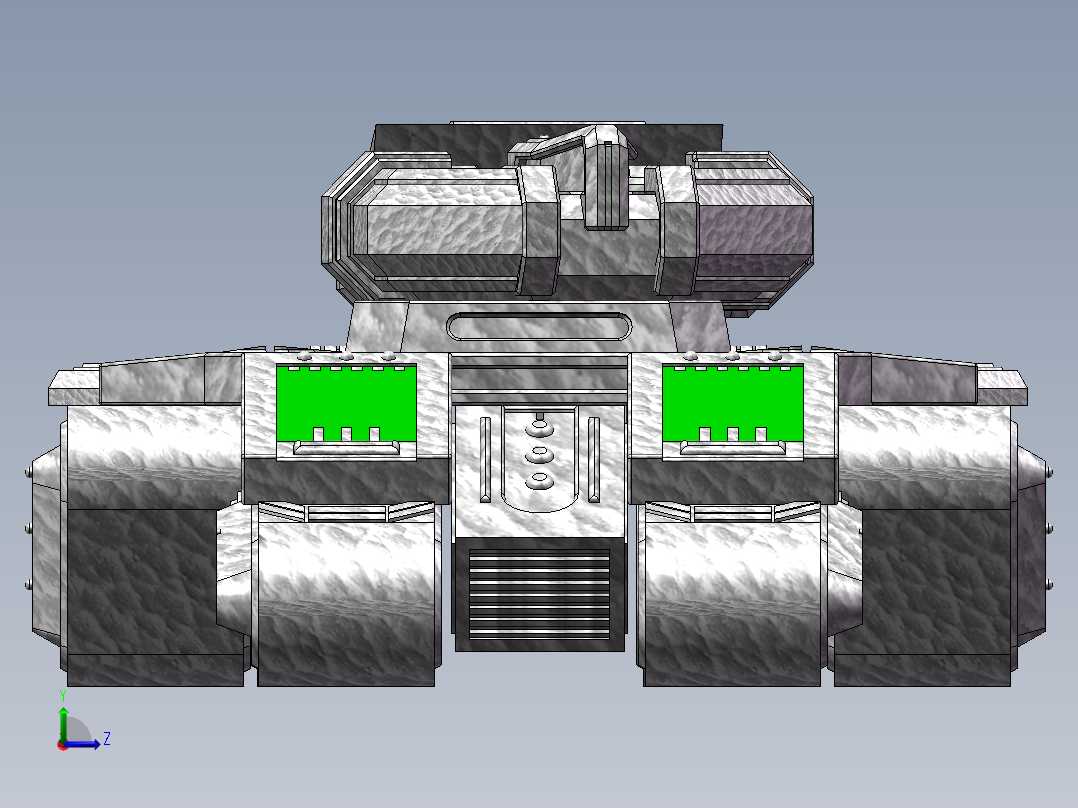 星际争霸坦克左视图