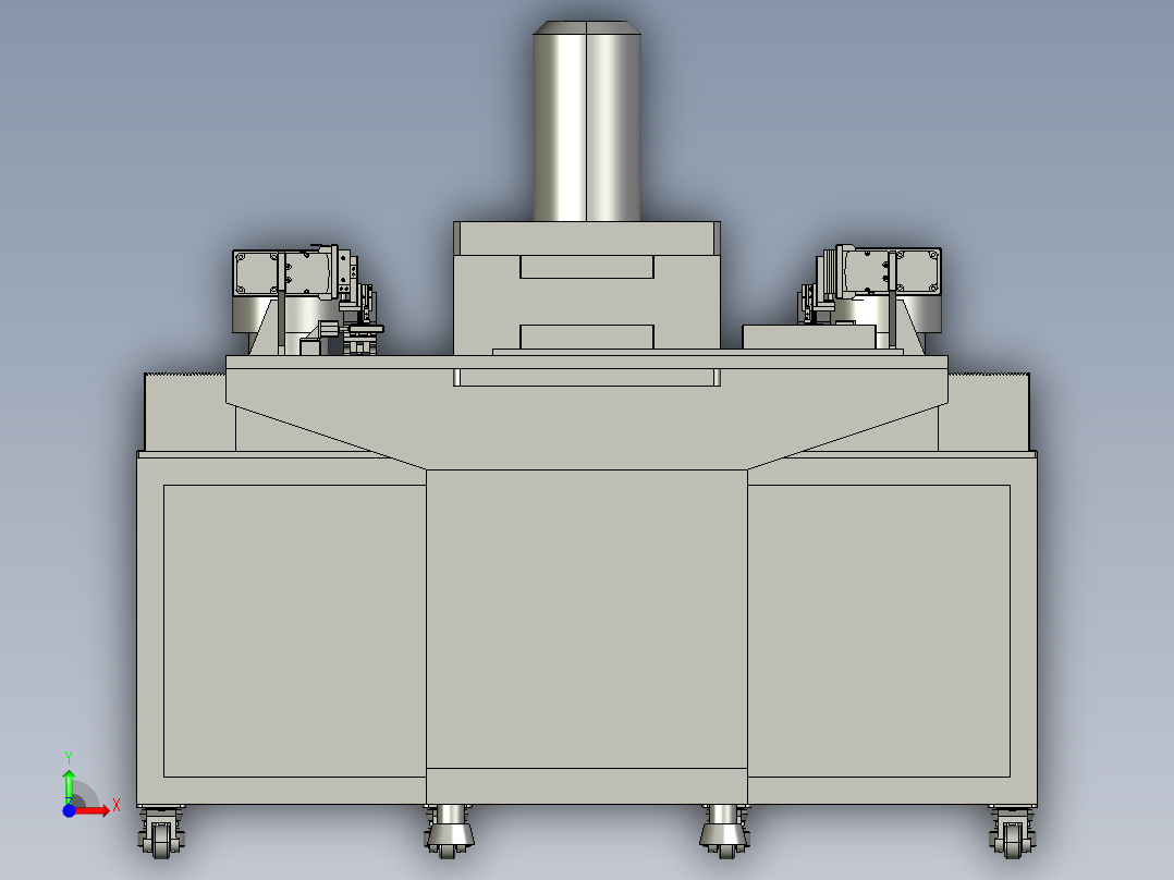 注塑自动插端前视图
