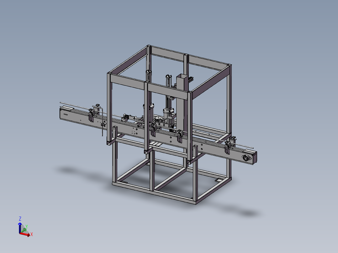 B03-PET瓶灌装封盖机自动化设备3D模型图纸 Solidworks设计