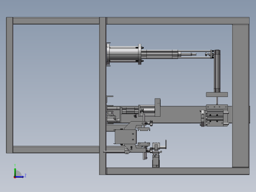 B03-PET瓶灌装封盖机自动化设备3D模型图纸 Solidworks设计左视缩略图