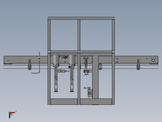 B03-PET瓶灌装封盖机自动化设备3D模型图纸 Solidworks设计俯视缩略图