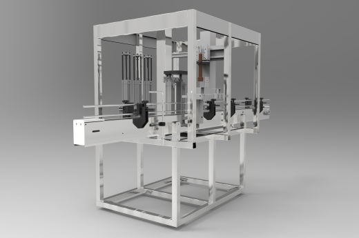 B03-PET瓶灌装封盖机自动化设备3D模型图纸 Solidworks设计缩略图