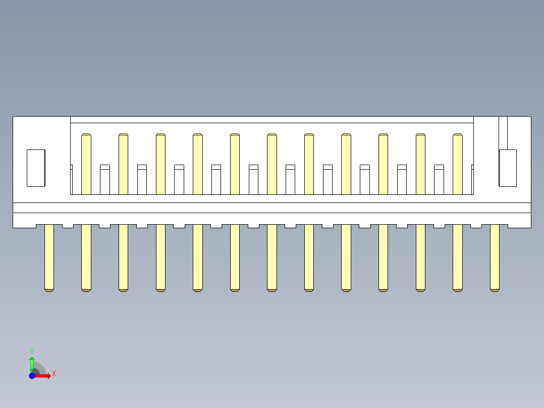 JST-B13B-PH-K-S前视图