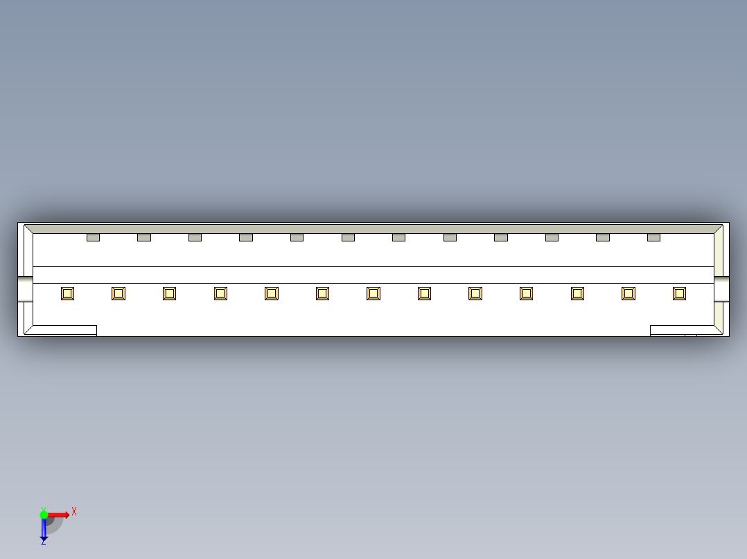 JST-B13B-PH-K-S俯视图
