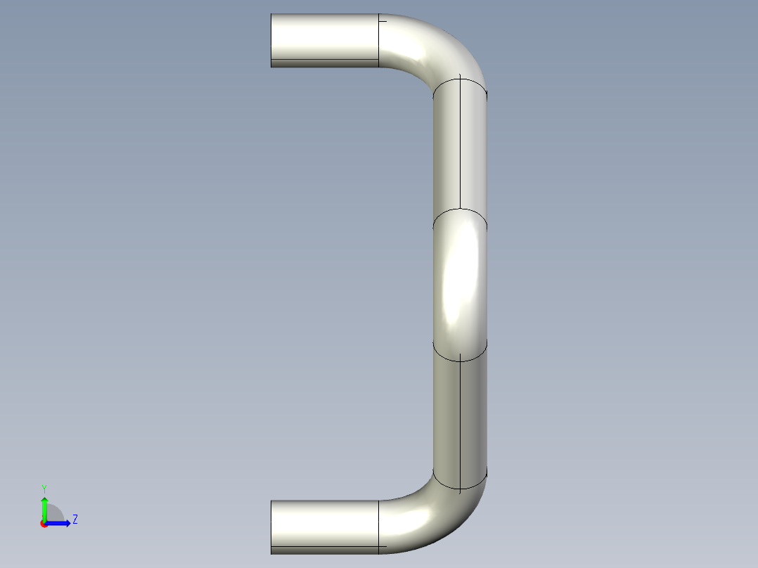 取手(鋼材)WS-3D多系列多零件图纸模型左视图
