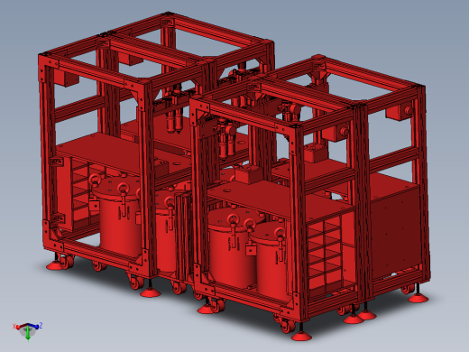 涂胶储存桶铝型材运输设备