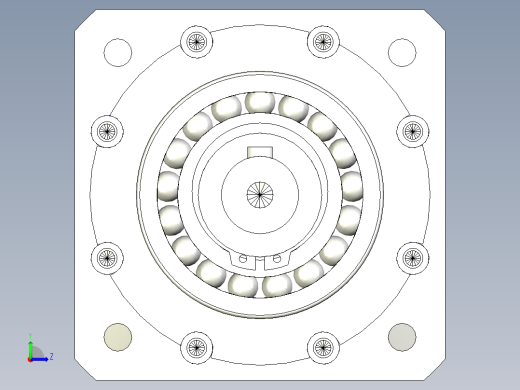 直齿PLF120-L2-LC 22-110-145-M8.stp左视缩略图
