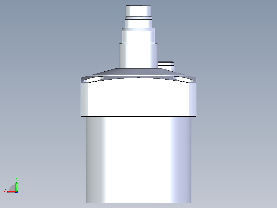 KOSMEKLC0552-SxM-E多系列多零件图纸模型后视图