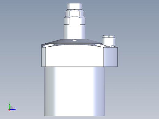 KOSMEKLC0552-SxM-E多系列多零件图纸模型左视缩略图