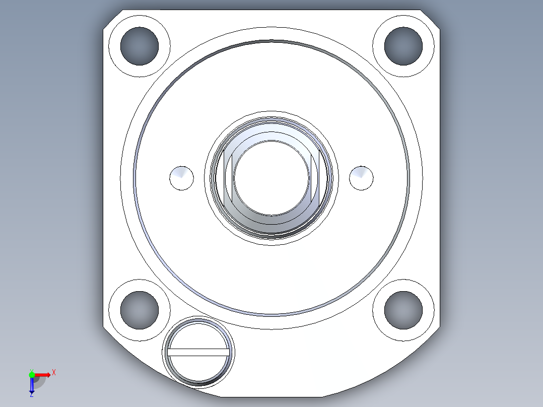 KOSMEKLC0552-SxM-E多系列多零件图纸模型俯视图