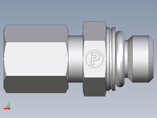 卡套式工业通用硬管接头EO_Male_Stud_connector_GEO04ZLLMCF后视缩略图