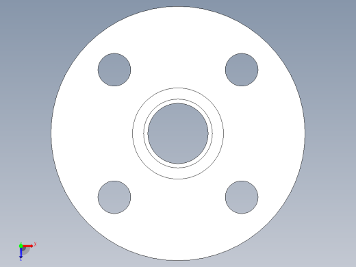 CPVC管件26-Sch80_Flange Vanstone_SOC_9854-007_0.75in俯视缩略图